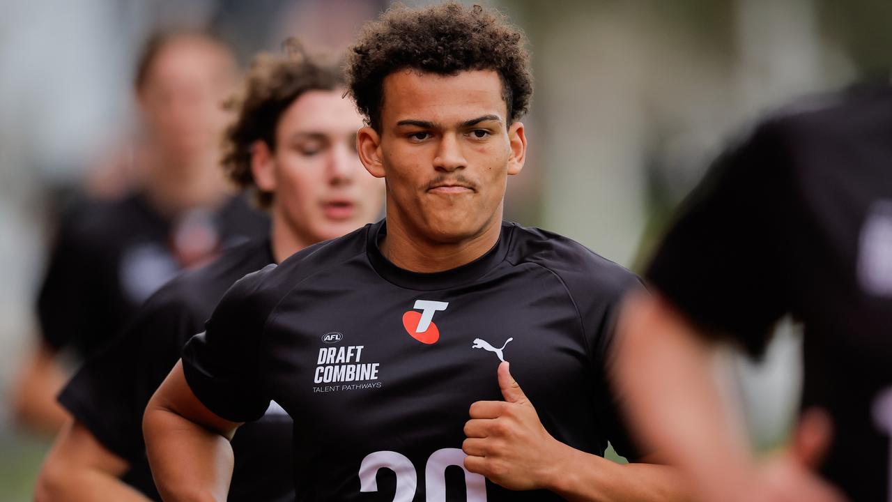 The Suns claimed Academy prospect Leo Lombard. (Photo by Dylan Burns/AFL Photos via Getty Images)