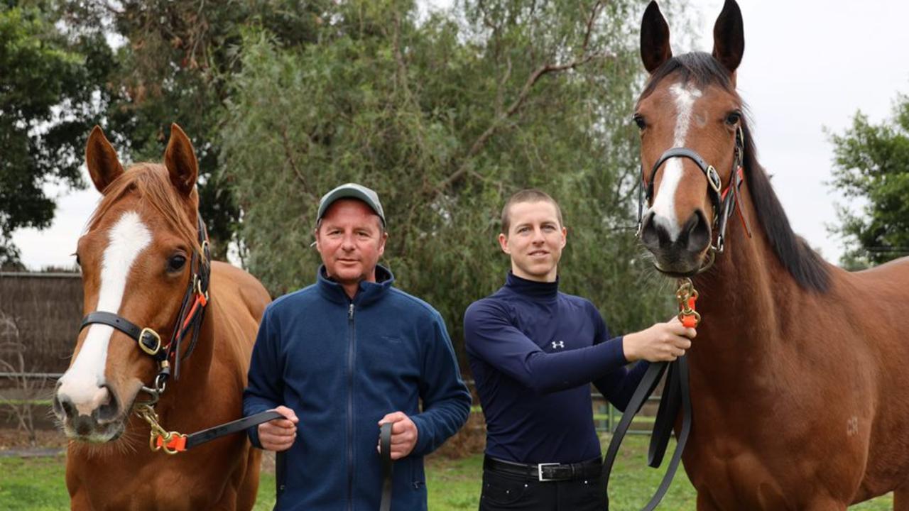 Mathew Ellerton (left) is currently recovering at The Royal Melbourne Hospital.