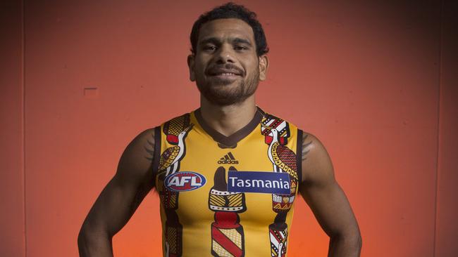 Cyril Rioli retired from football this morning. Picture: Michael Klein