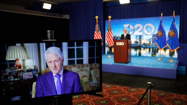 The DNC was delivered by video. Picture: Brian Snyder/AFP