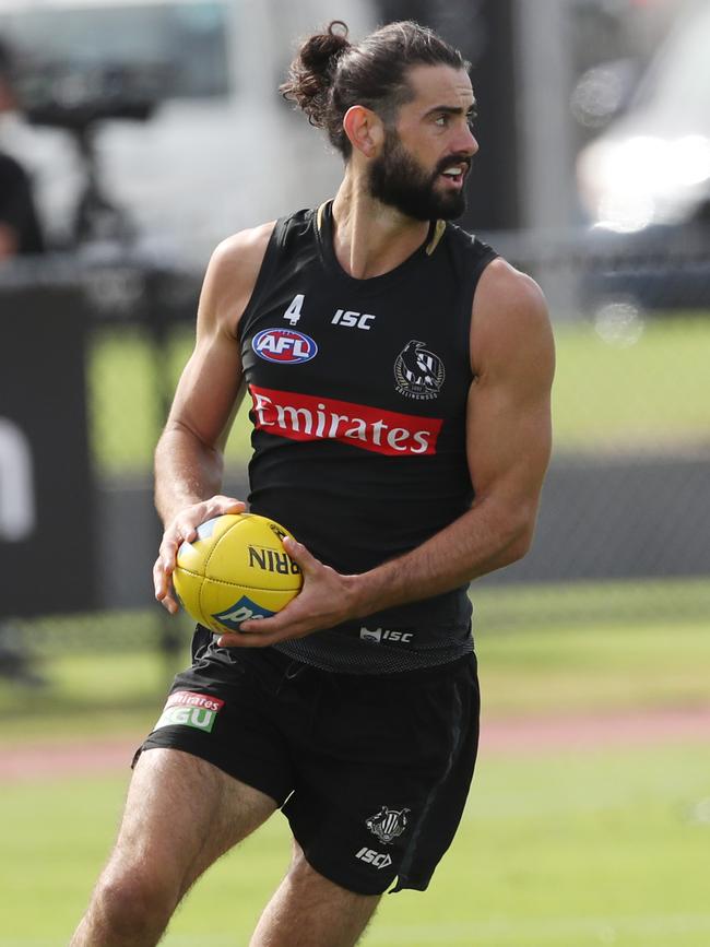 Brodie Grundy is in great form. Picture: David Crosling