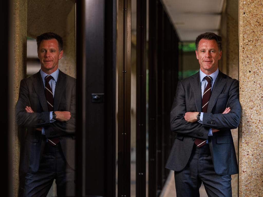 NSW Premier Chris Minns at Parliament House ahead of the Bradfield Oration. Picture: Justin Lloyd