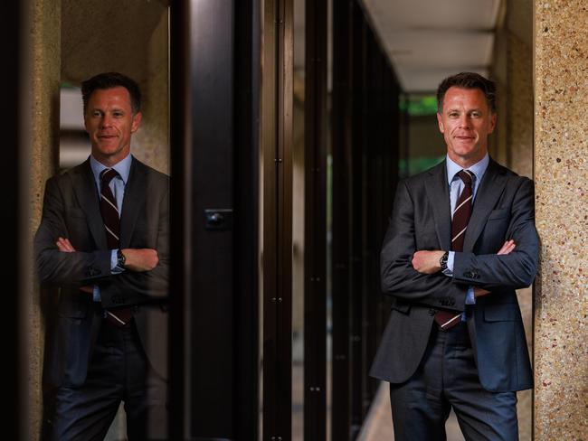 NSW Premier Chris Minns at Parliament House ahead of the Bradfield Oration. Picture: Justin Lloyd