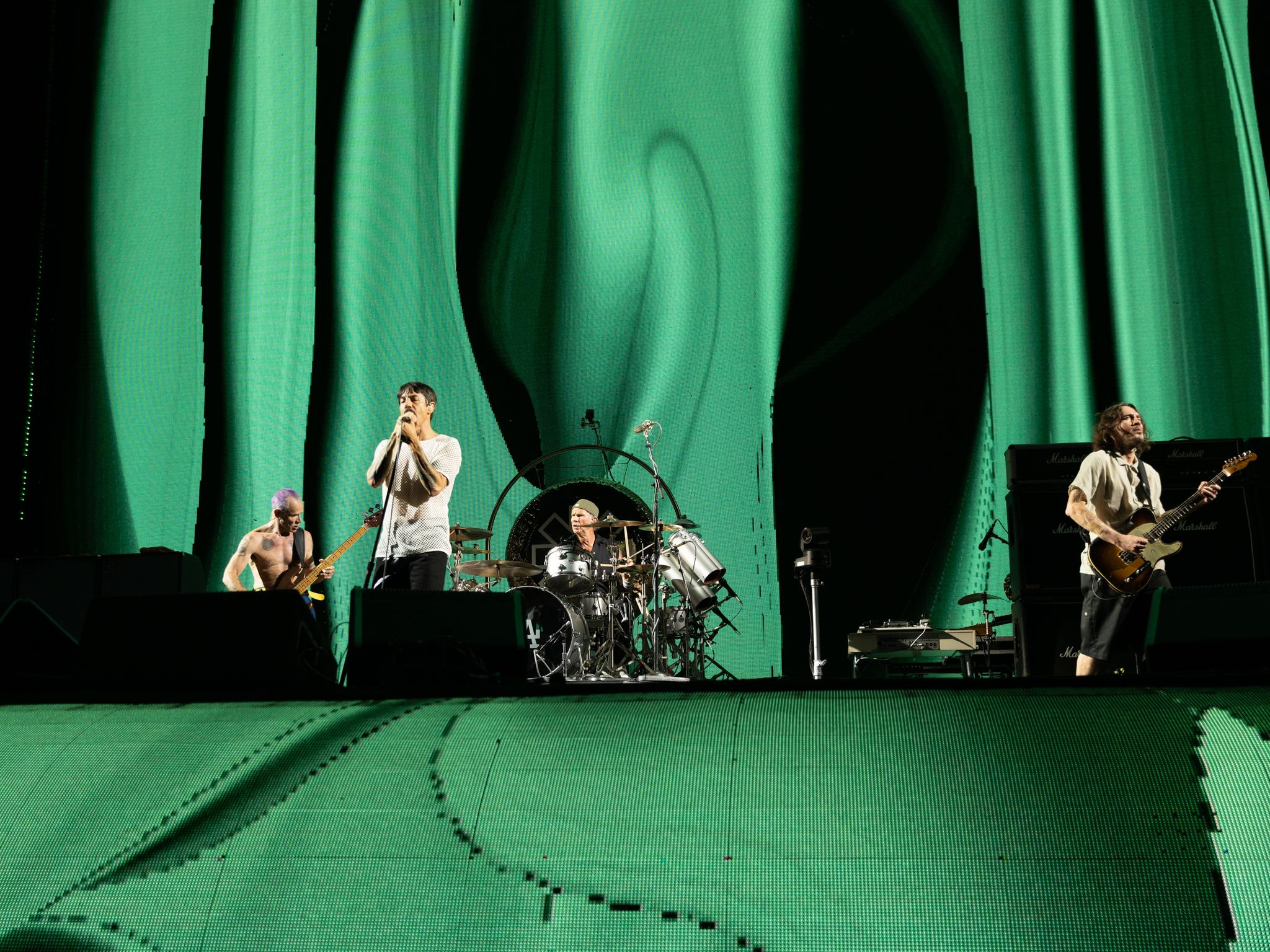 Concert review Red Hot Chili Peppers on fire in Brisbane to start