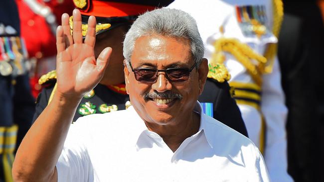 Sri Lanka’s President Gotabaya Rajapaksa banned pesticides and artificial fertilisers. Picture: AFP