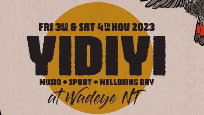 A music, sport and wellbeing day will be held on November 3-4 in Wadeye. Picture: Supplied