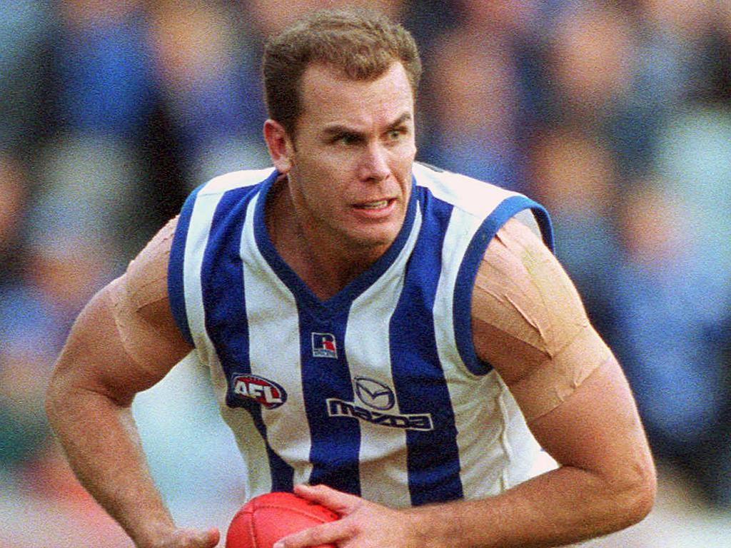 Footballer Wayne Carey.
AFL football - North Melbourne Kangaroos vs Melbourne match at MCG 07 Jul 2001. a/ct
/Football/AFL