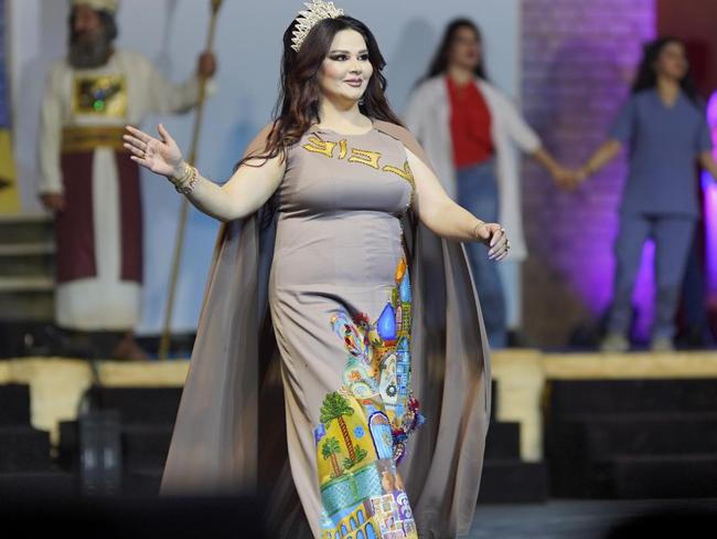 The Economist said that Arab men’s preference for women of Enas Taleb’s 'Rubenesque' shape may have contributed to the Middle East’s obesity problem. KARAR ESSA/ANADOLU AGENCY/GETTY IMAGES/The Times