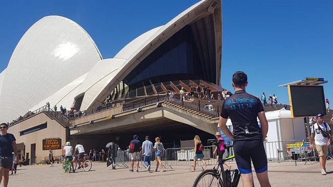 Mick kicked things off at the Sydney Opera House.