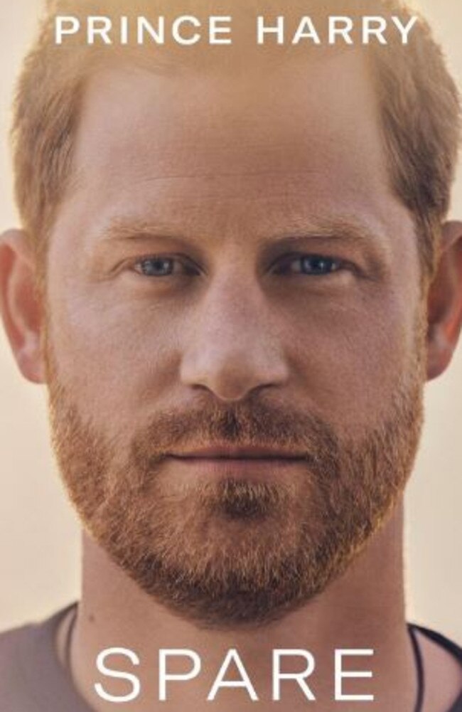 The cover of Prince Harry's upcoming memoir, Spare. Picture: Penguin Random House