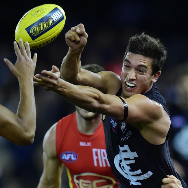 Carrazzo won the Carlton best and fairest in 2007. Picture: AAP Image/Julian Smith