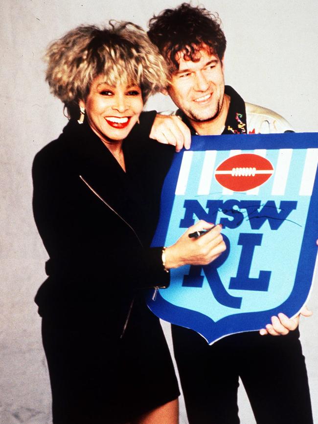 Turner and Jimmy Barnes performed her hit The Best as a duet to promote rugby league in Australia.