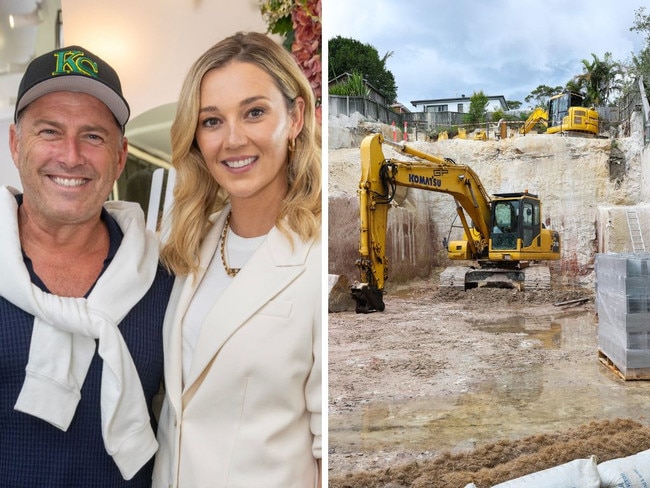 Neighbours of Karl and Jasmine Stefanovic have shared concerns about the couple's new house build.