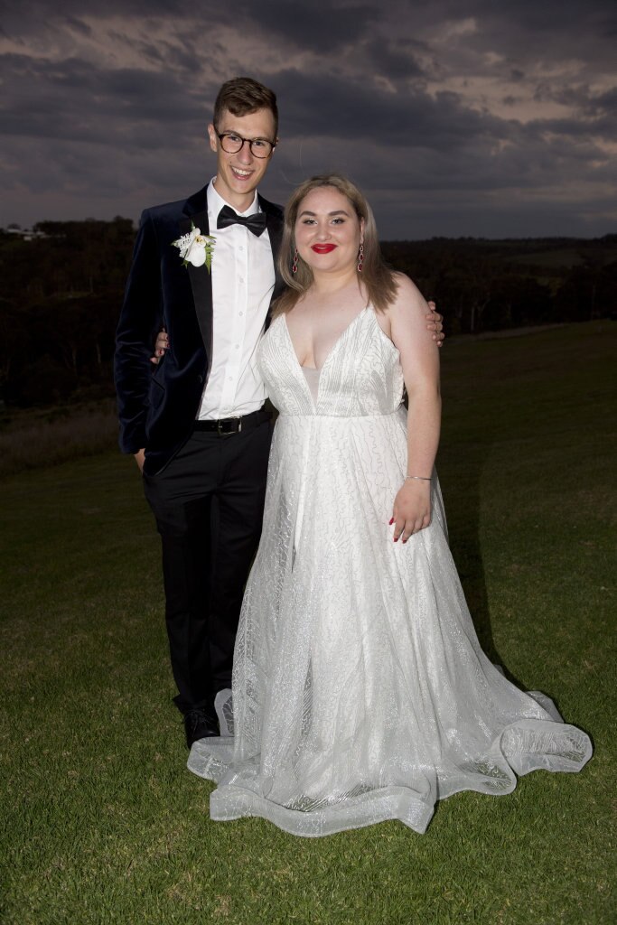 Graduates, Tom Elliott and Tamsyn Duffield. The first group of Year 12 students to graduate from TACAP's held their formal at Preston Peak Winery. November 2018. Picture: Bev Lacey