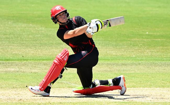 Jake Fraser-McGurk of the Renegades during a BBL practice match against the Melbourne Stars (Photo by Quinn Rooney/Getty Images)