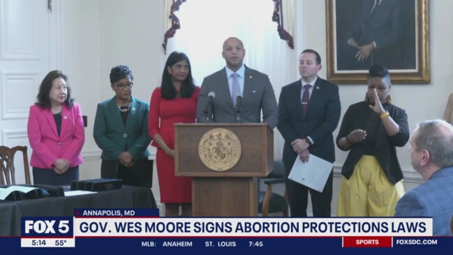 Gov. Wes Moore signs abortion protections law | news.com.au — Australia