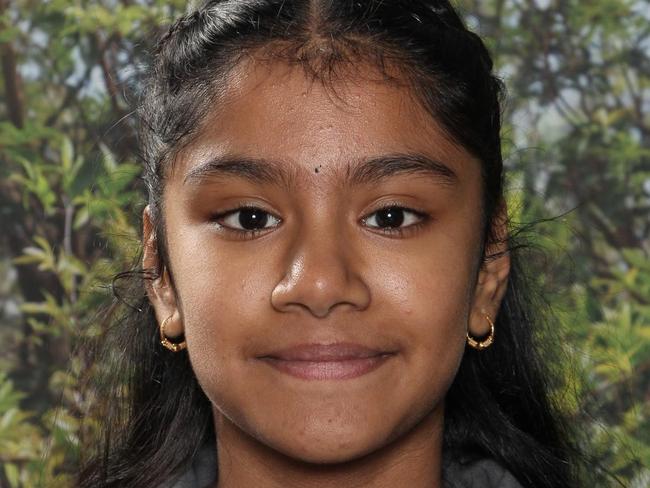 Marsden Road Public School student Lakshana Senthilkumar.