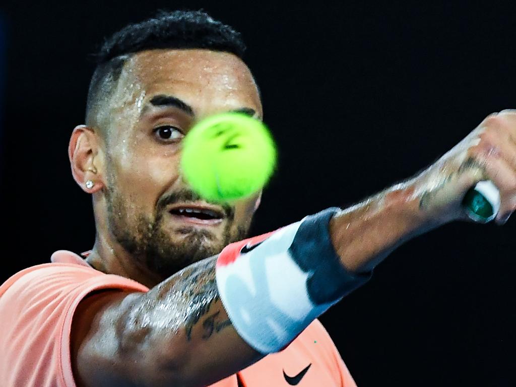 Nick Kyrgios will be one of the biggest drawcards in the Australian summer of tennis. Picture: AFP