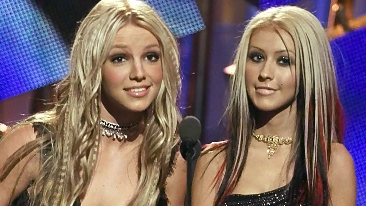 Christina and Britney were in The Mickey Mouse Club together. Picture: AP Photo.