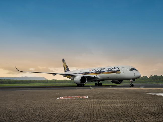 Singapore Airlines has launched its brand new A350 service to Cairns. Photo: Supplied