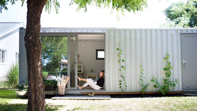 The best way to come at a shipping container home, is by downsizing with some money in the bank.