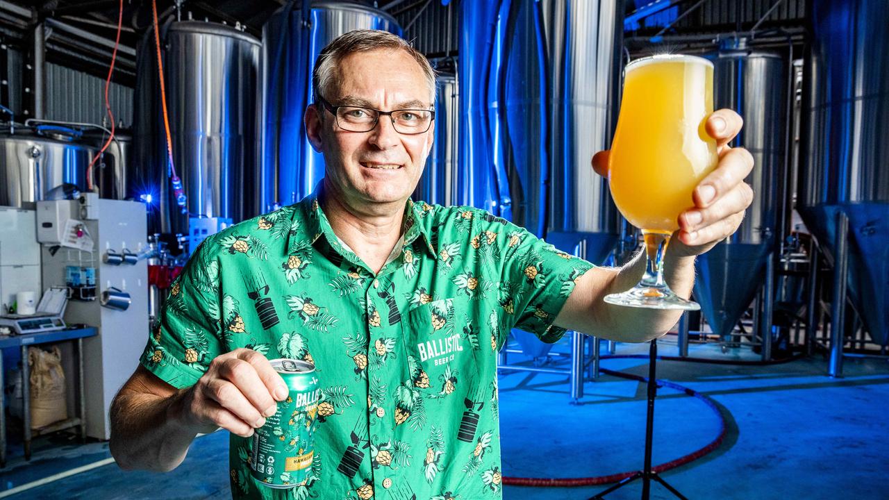 Ballistic Beer co founder David Kitchen at its Salisbury brewery.