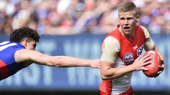 “Great tank, loves to train and compete”: Dan Hannebery in a nutshell. Picture: AAP