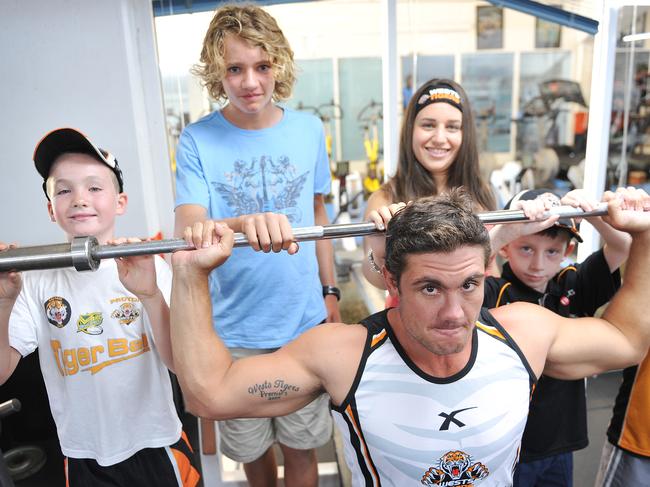 King of the kids: Chris Heighington back when he was at the Tigers.