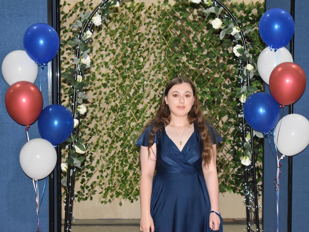 Sophia Kanch at Stanthorpe State High School's 2023 formal (Photo: NRM)