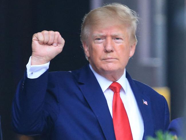 Former US President Donald Trump declined to answer questions under oath in New York over alleged fraud at his family business, as legal pressures pile up for the former president whose house was raided by the FBI days before. Picture: AFP