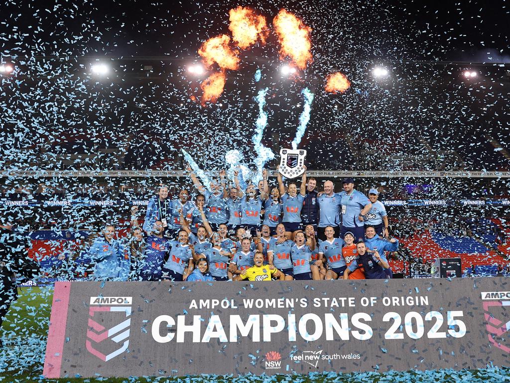 Women’s rugby league continues to grow. Picture: Cameron Spencer/Getty Images