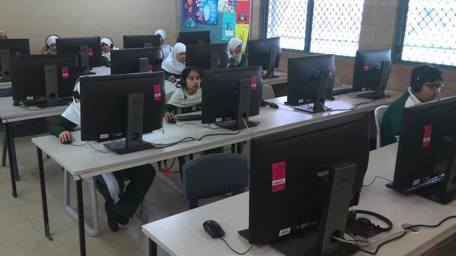 Inside a classroom at the Islamic College of Brisbane. Picture: Contributed