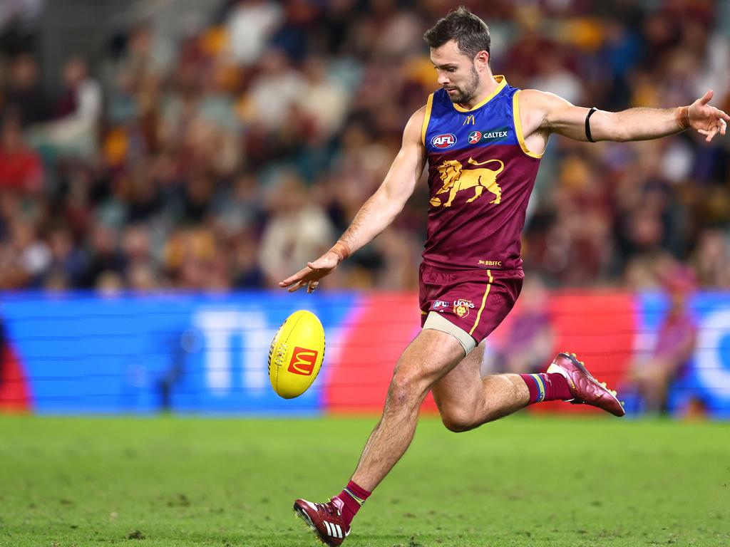 Conor McKenna has challenged Brisbane’s youngsters to make the most of their AFL opportunities. Picture: Chris Hyde/AFL Photos/via Getty Images