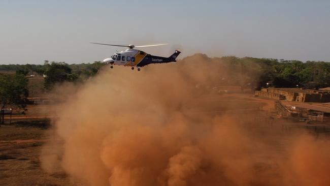 CareFlight NT debuted the high-tech AW139 aeromedical rescue helicopter in 2014. In the 10 years since, it has flown more than 1500 missions. Picture: Contributed