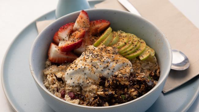 Bircher muesli at Jo &amp; Co. Cafe at Drewvale. Picture: David Kelly