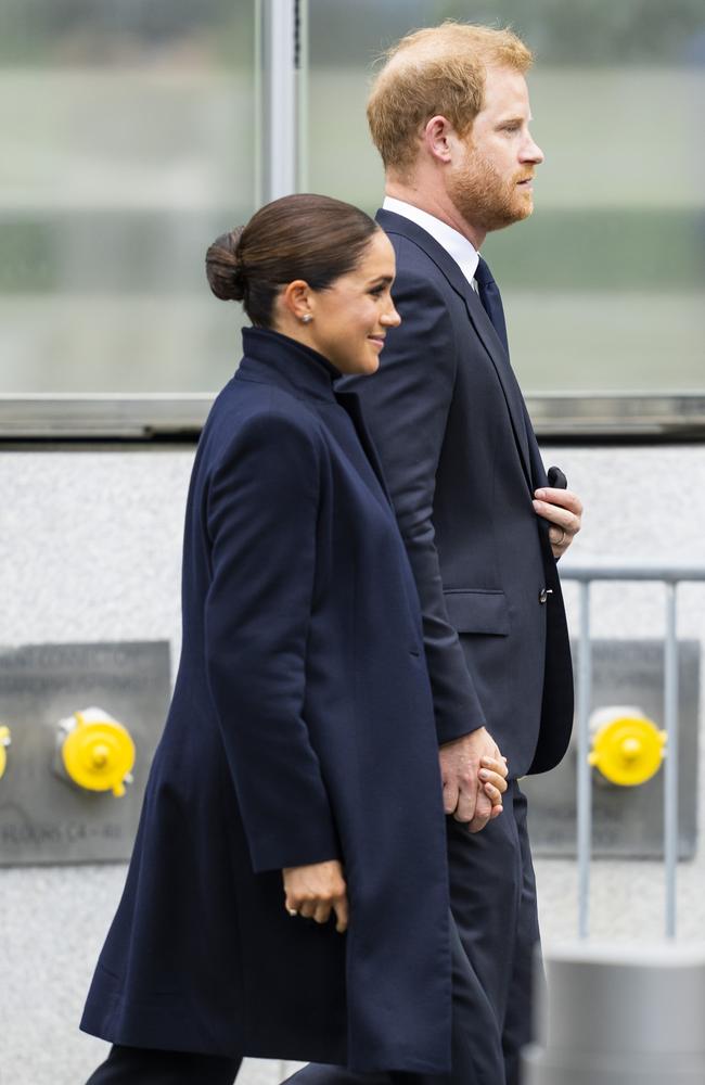 The couple arrived holding hands. Picture: Gotham/GC Images