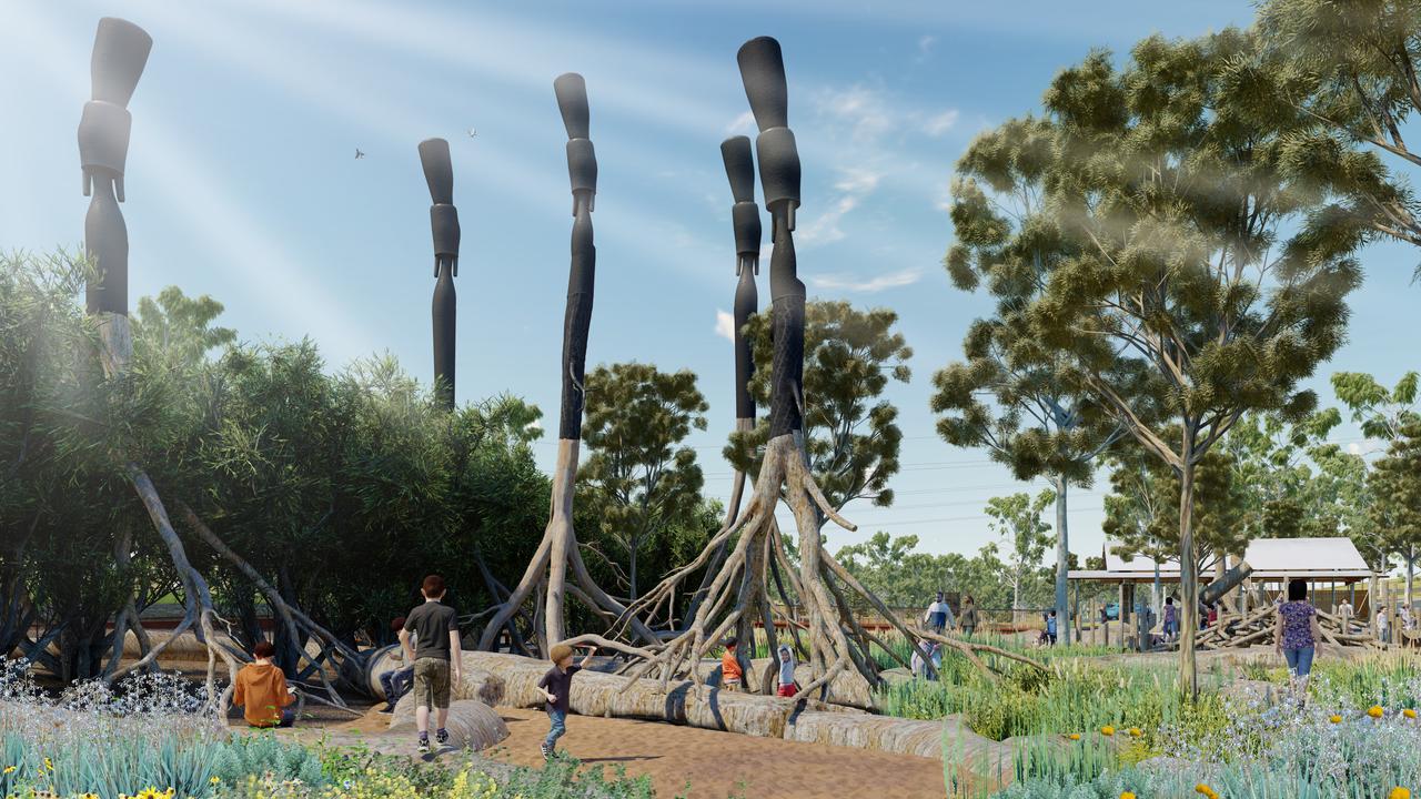 Concept image of the Log Forrest. Pic: DEW