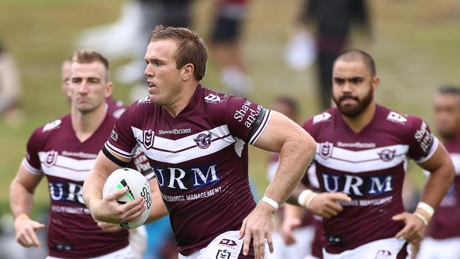 Jake Trbojevic is the face of the Manly Sea Eagles. Picture: Cameron Spencer/Getty Images