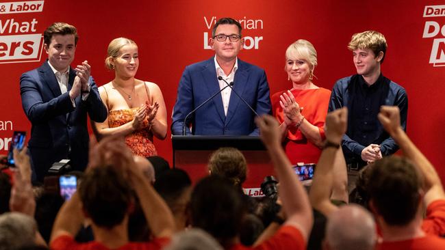 Victorian Premier Dan Andrews wins a third term following big spending promises and harsh lockdowns during the pandemic. Picture: Jake Nowakowski