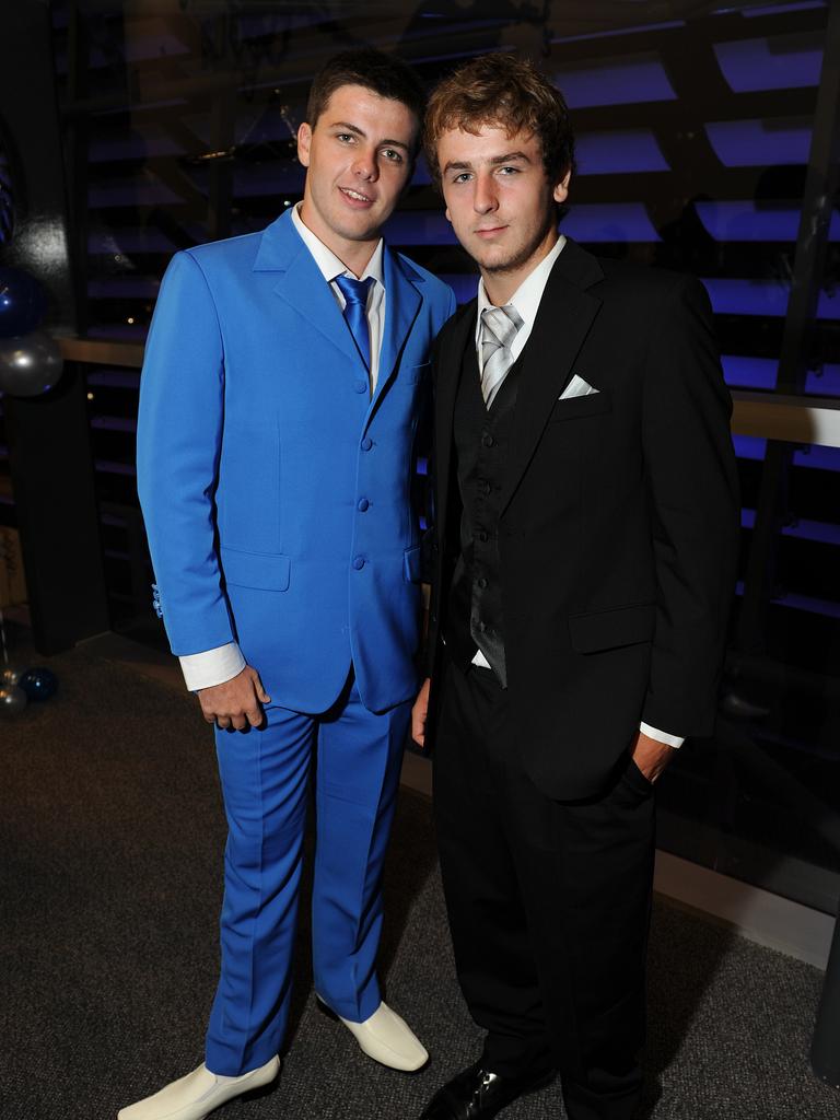 Jack Rochford and Jack Kelly at the 2009 Casuarina Senior College formal. Picture: NT NEWS