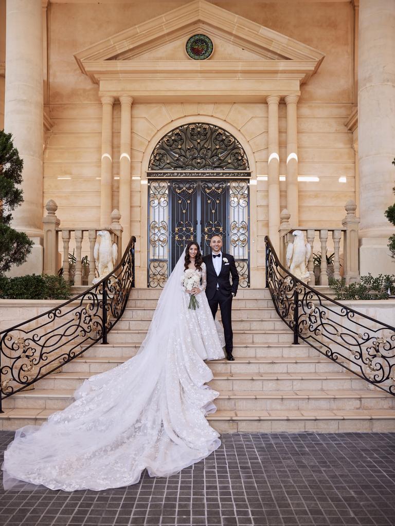 Aya Shahin and Bassam Safieddine tied the knot in a spectacular ceremony on January 7. Picture: Lost In Love Photography