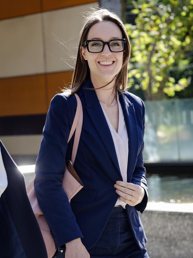 Sally Rugg leaves court earlier this month. Picture: NCA NewsWire