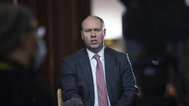 Treasurer Josh Frydenberg at Parliament House the day after his statement on the economy. Picture: Gary Ramage/NSW NewsWire