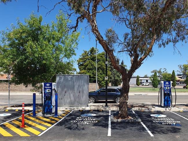 New electric vehicle charging stations will be installed in the Brolga Theatre car park in Maryborough.