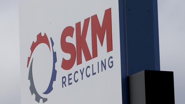 SKM Recycling has been forced to close. Picture: David Caird