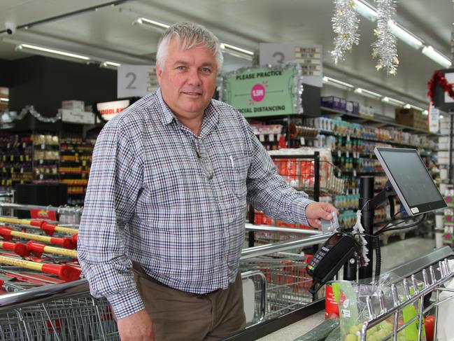 Rex Patrick on a visit to the trial zone of Ceduna. He has remained tight-lipped over his plans. Picture: Andrew Books