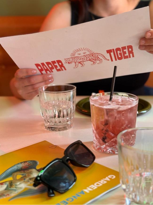 Paper Tiger is a standout restaurant that I highly recommend. Picture: Troy Nankervis