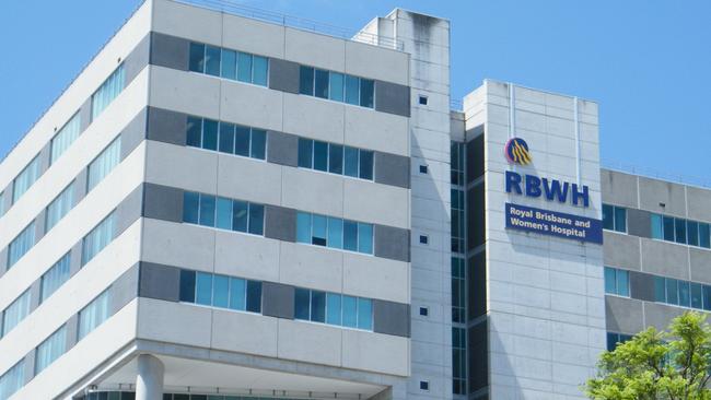 The Royal Brisbane and Women's Hospital, where a nurse was allegedly spat at in a fever clinic.