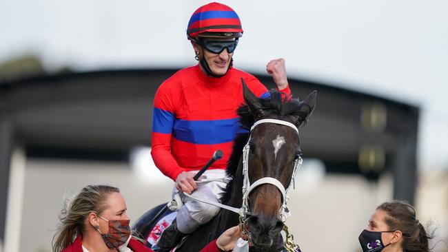 Mark Zahra will retain the ride on Verry Elleegant in the Melbourne Cup. Picture: Getty Images