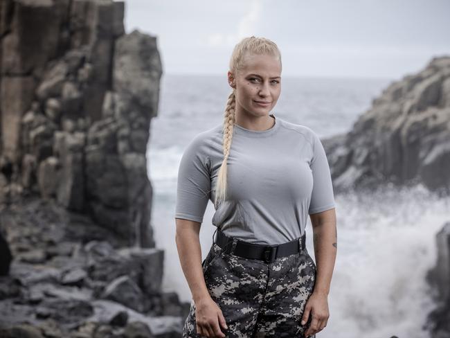 Ebanie Bridges stars in this season of SAS: Australia on Channel 7.